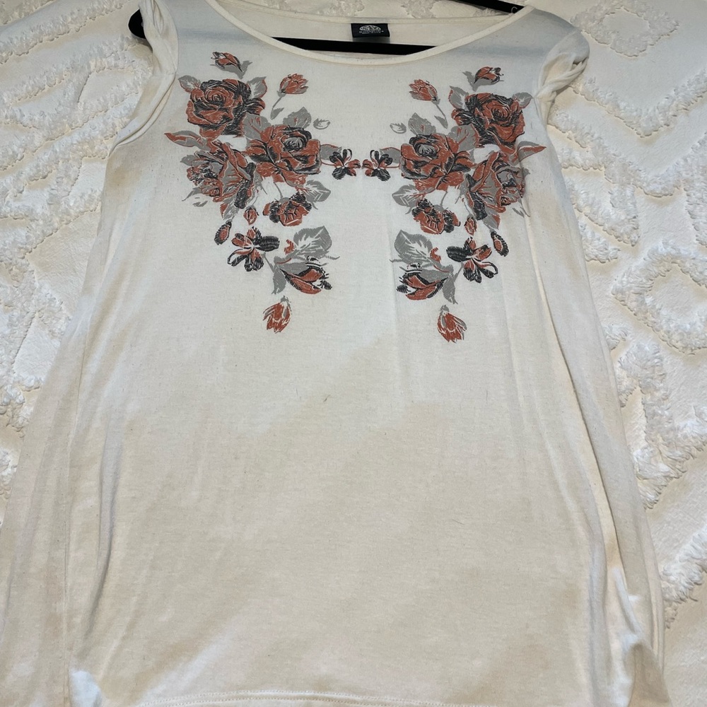 Bobeau small cream sleeveless top